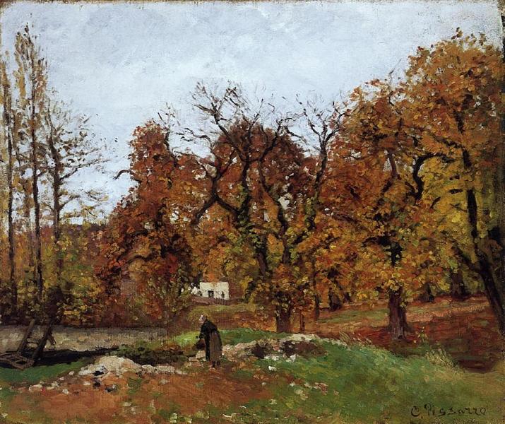 Paysage automnal - près de Pontoise - 1872