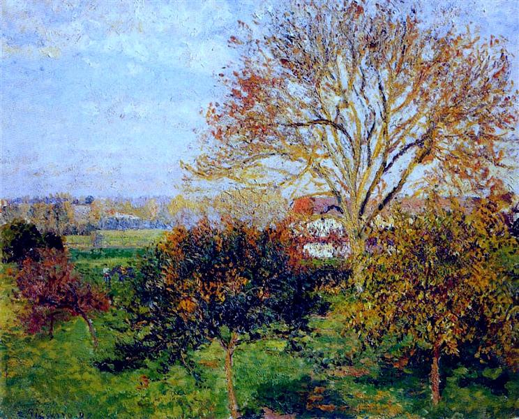 Automne demain à Eragny - 1897