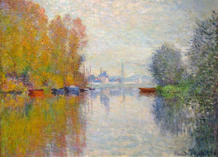 Automne dans la Seine dans Argenteuil - 1873