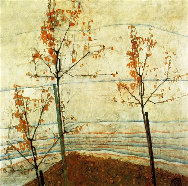 Autumn trees - 1911