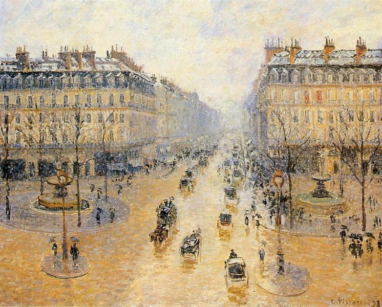 Avenue De L&#39;Opera - Efecto Nieve - 1898