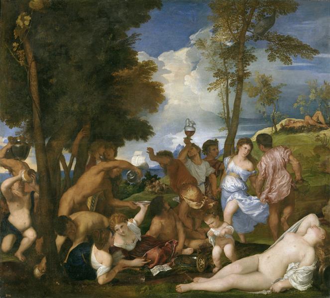 The Bacchanal Of The Andrians - 1524