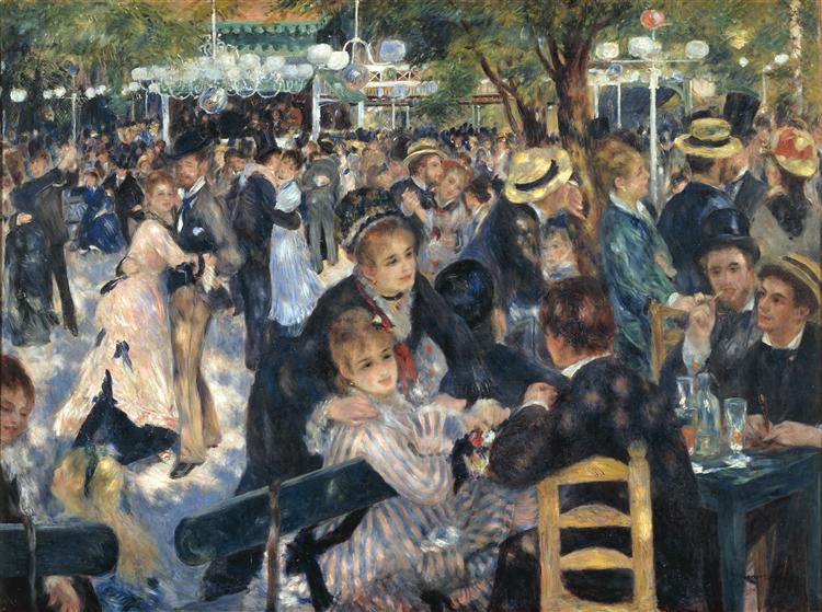 Dança no Moulin De La Galette - 1876