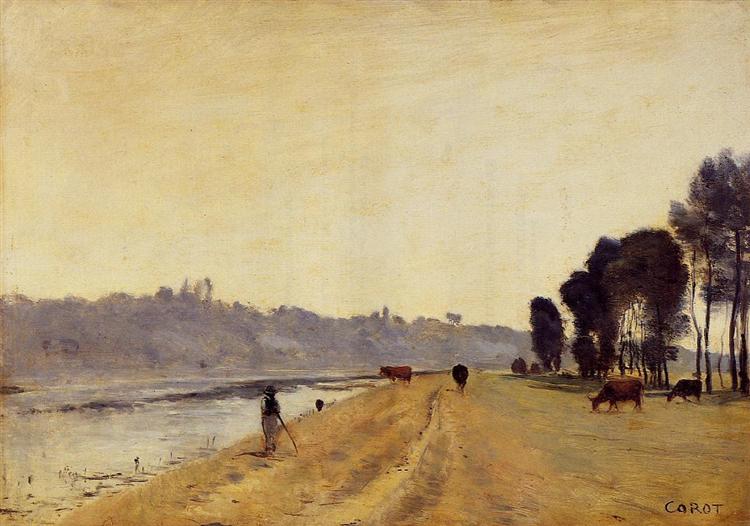 Banks of a River - 1864