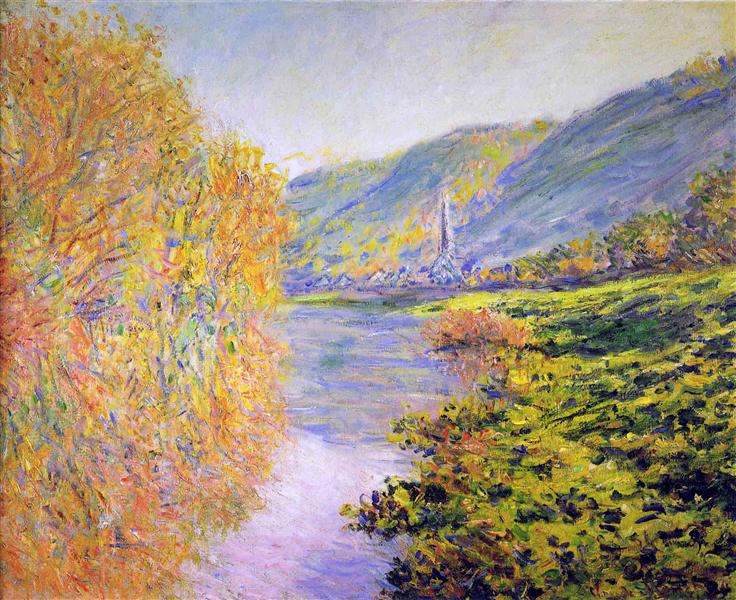 Banks of the Seine at Jeufosse - Autumn - 1884