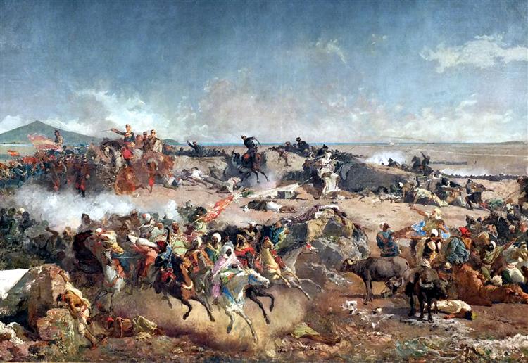 The Battle of Tetuán (Detail) - 1862