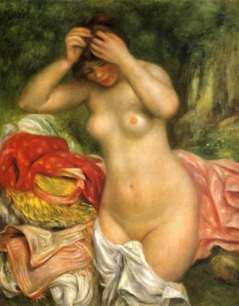 Bather Arranging Her Hair - 1893