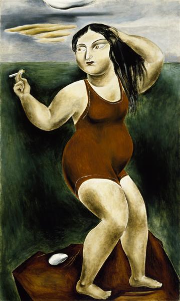 Bañista with cigarette - 1924