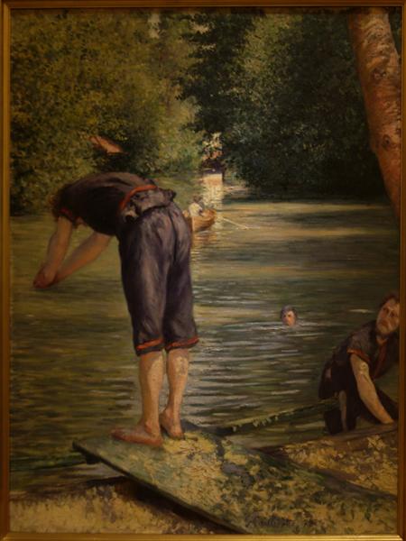 Bathers aan de oevers van Yerres - 1878