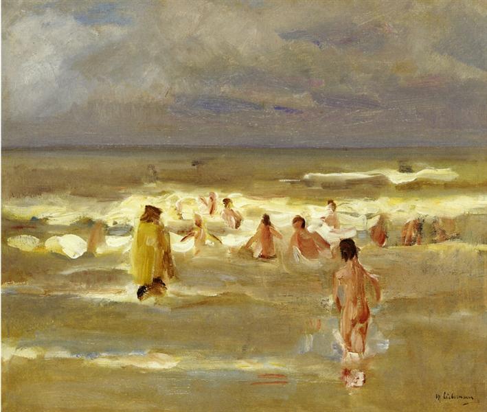 Bañando A Los Niños - 1907