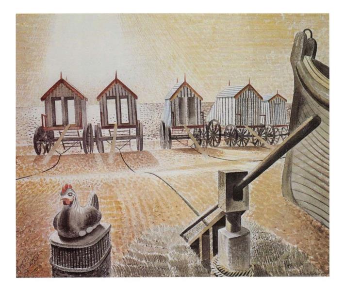 Bathing machines. Aldeburg