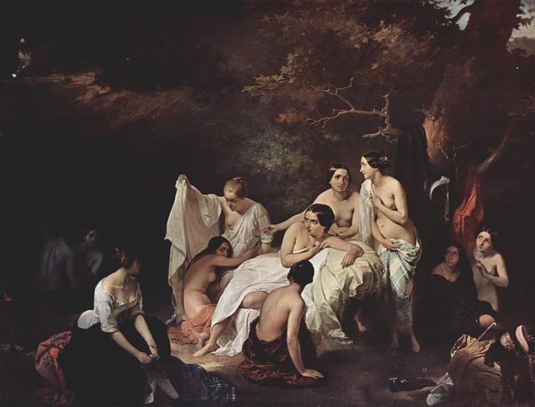 Ninfas tomando banho - 1831