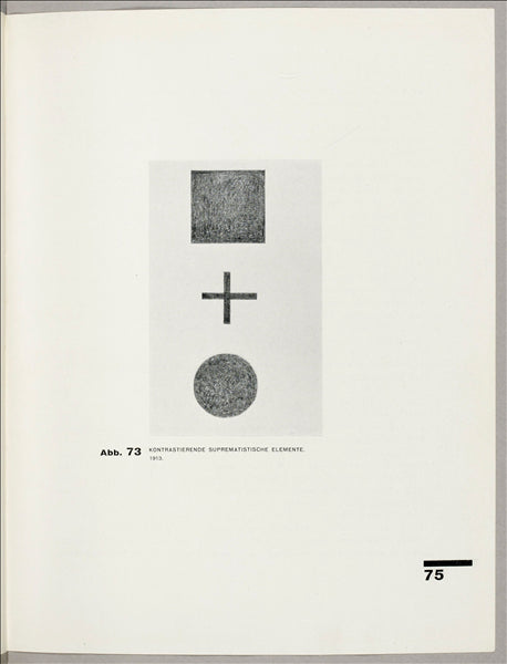 Vertrags suprematistische Elemente - 1927