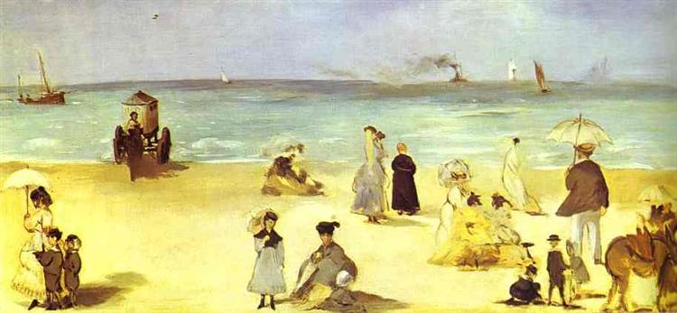 Boulogne Beach - 1869