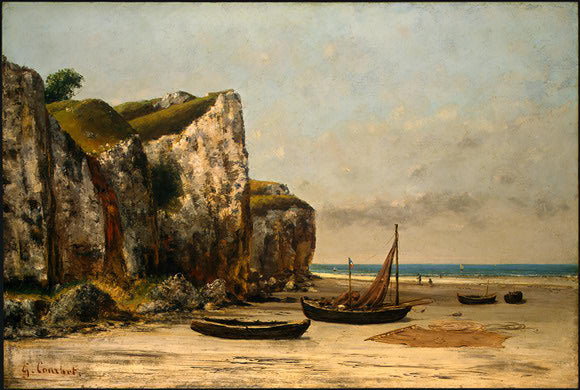 Playa in Normandía - 1875