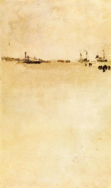 Beach scene - 1886