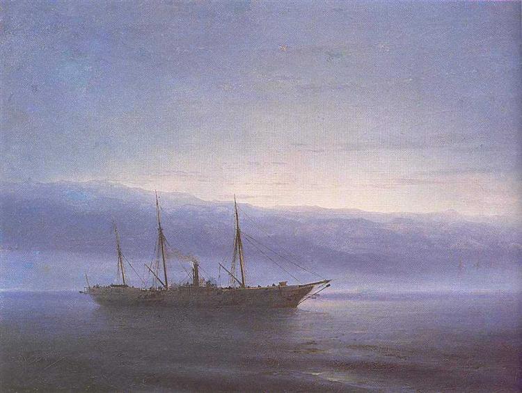 Vor der Schlacht. Schiff. Konstantinopel - 1872