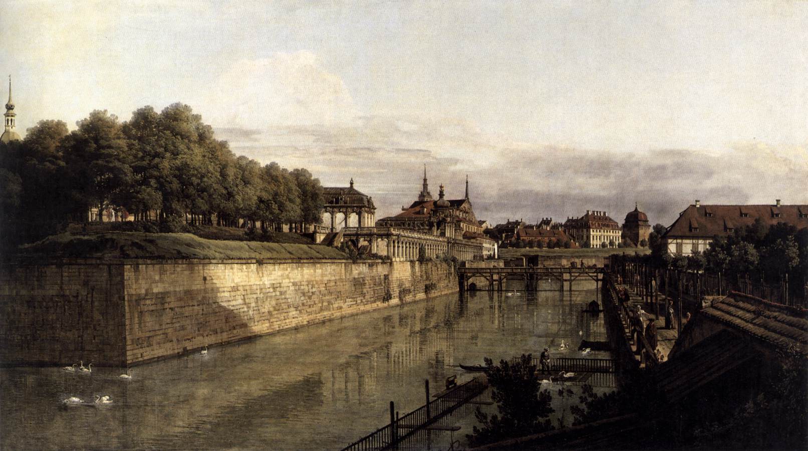 The Zwinger Moat in Dresden