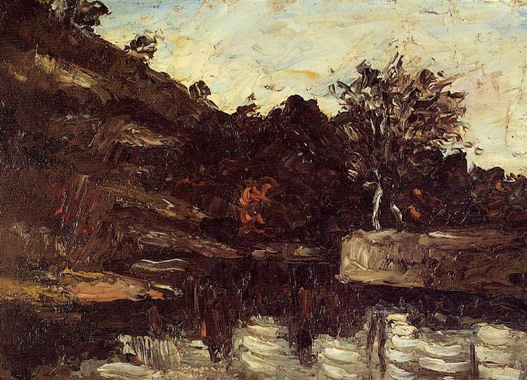 Curve in the river - 1868