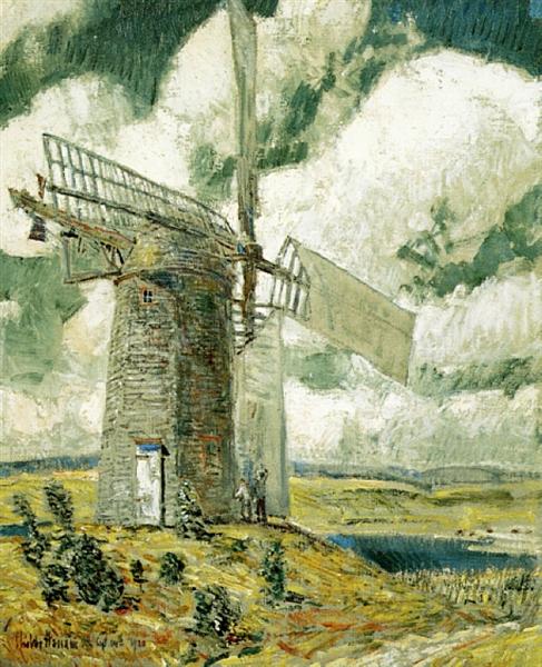 Bougie élevée dans l'ancien moulin - 1920