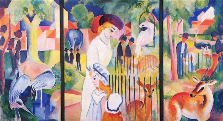 Great Zoo - Triptych - 1913