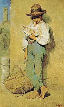 Enfant mangeant de la pastèque