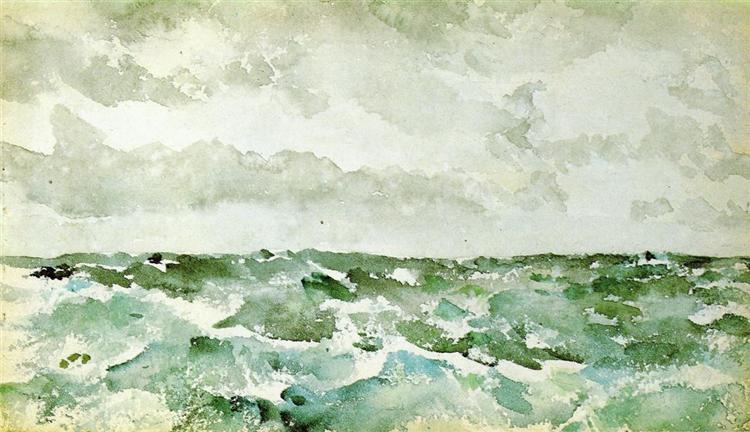 Blue and Silver The Cuting Channel - 1899