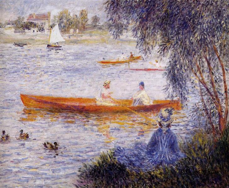 Boat walks in Argenteuil - 1873