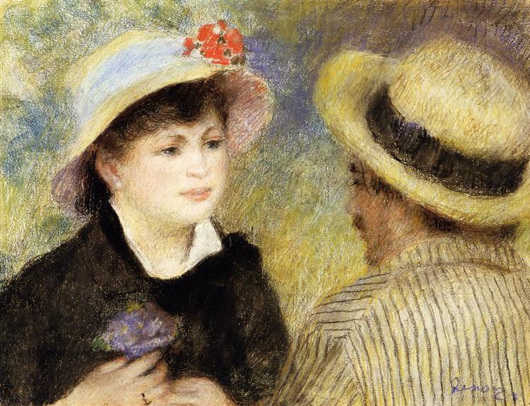 Coppia di navigatori (Aline Charigot e Renoir) - 1881