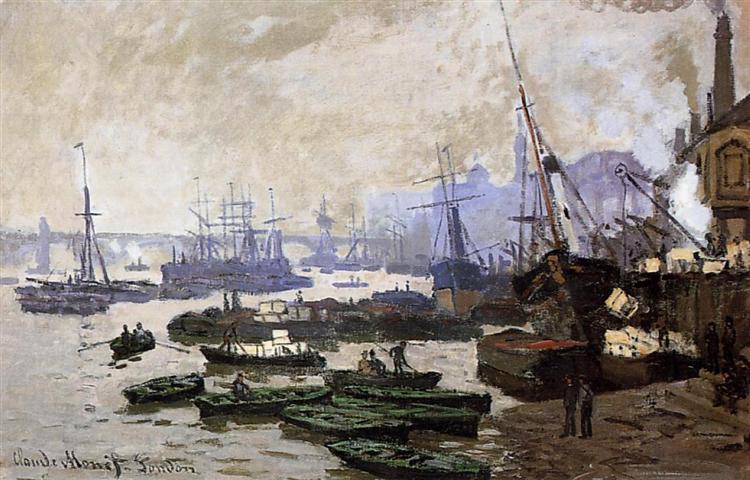 Ships in the London pool - 1871