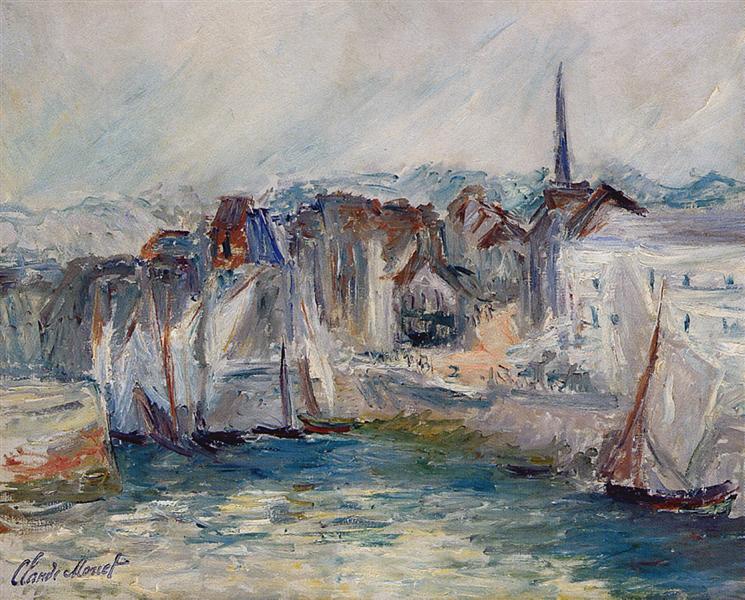 Navi nel porto di Honfleur - 1917