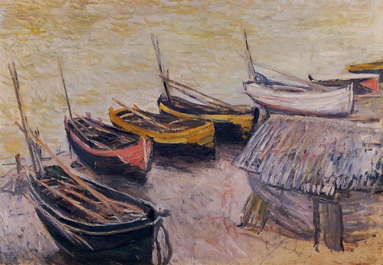 Boats on the Beach - 1883