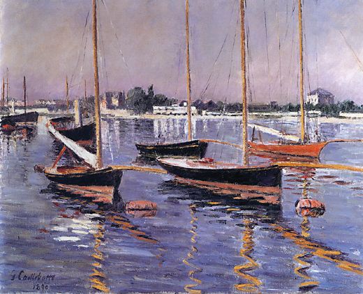 Sena Boats in Argentuil - 1890