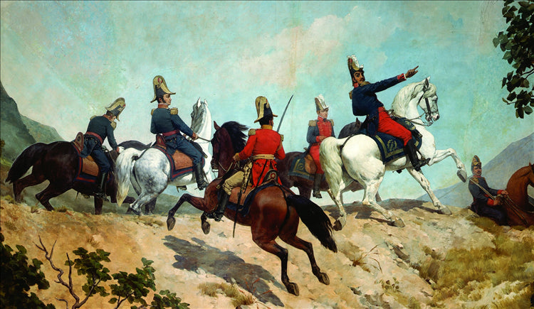 Battle of Carabobo: Bolívar and Mariño - 1888