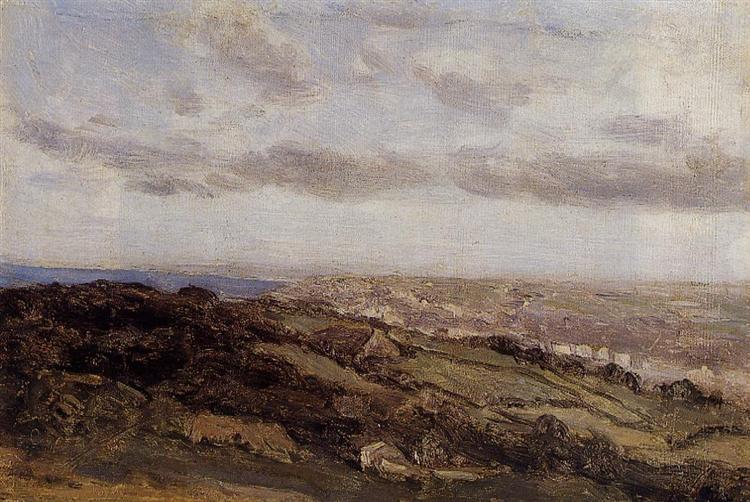 Bologne Sur Mer - Vista das altas falésias - 1860