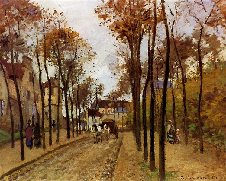 Boulevard des Fosses. Pontoise - 1872