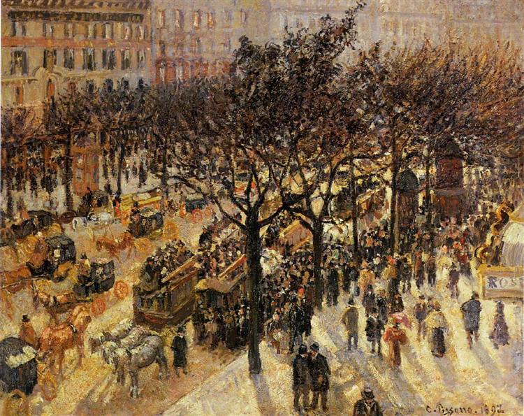 Tarde Del Boulevard Des Italiens - 1897