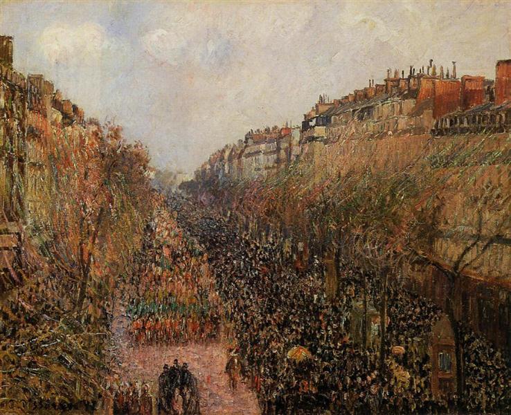 Boulevard Montmartre Mardi Gras - 1897