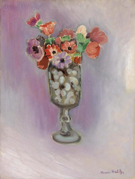 Bouquet d'anémones 1918 