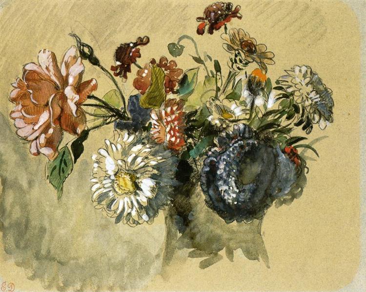 Blomsterbuket - 1843