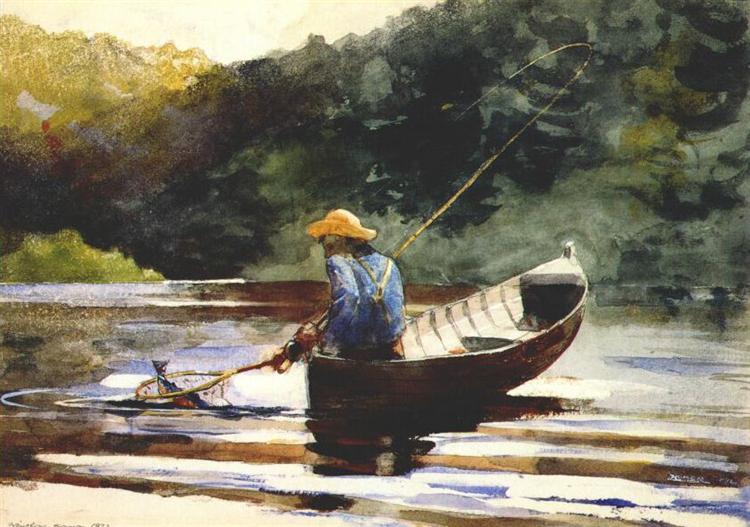 Fishing Child - 1892