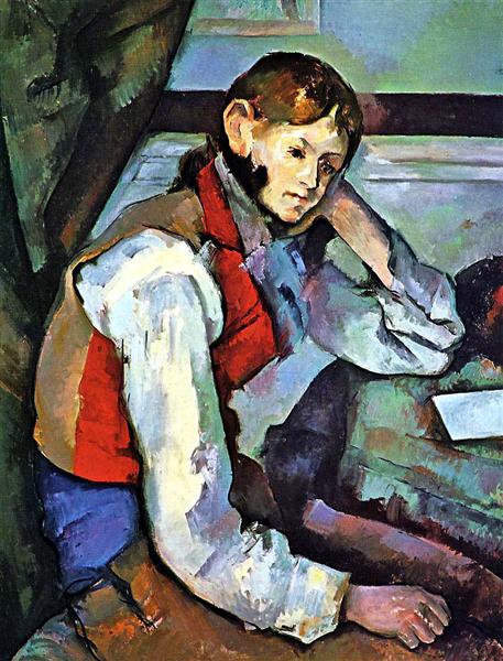 Boy in a Red Vest - 1889