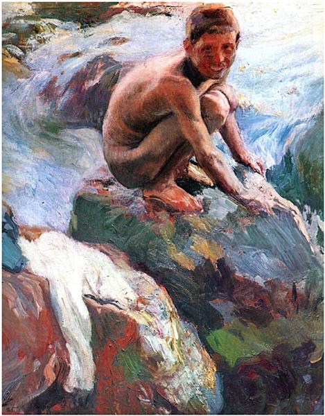 El Niño De Las Rocas - Jávea - 1905