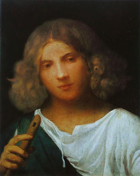 Enfant avec flûte - 1508