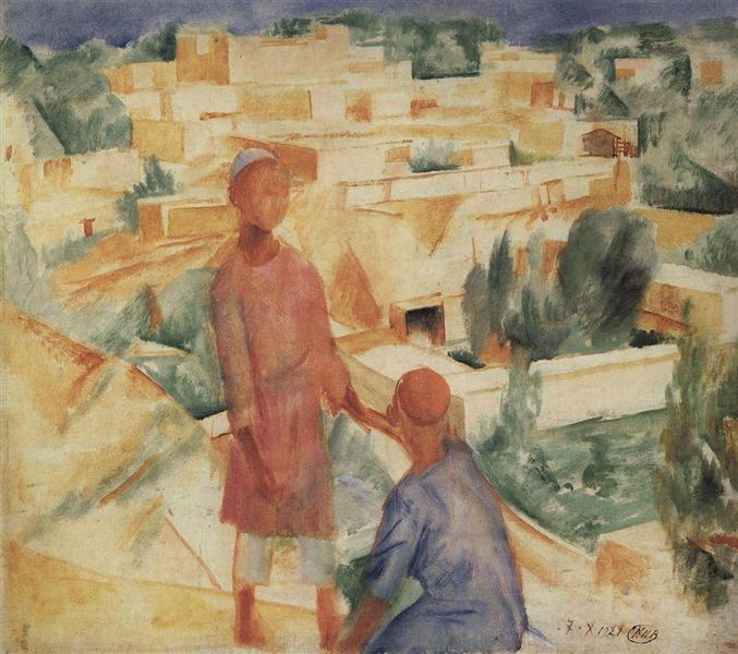 Enfants au fond de la ville - 1921