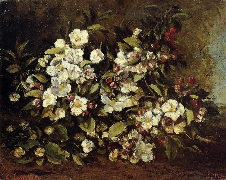 Rama De Flores De Manzano - 1871