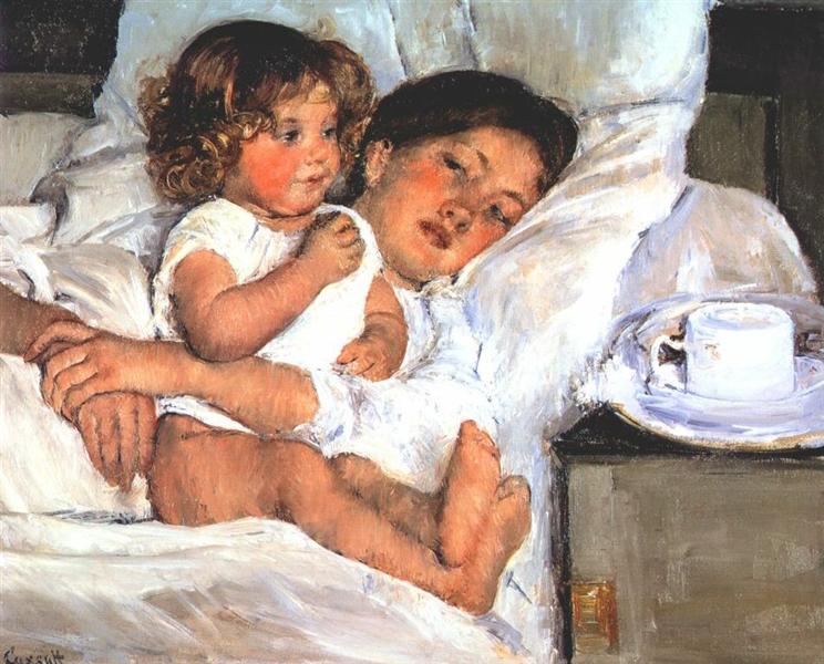 Breakfast in bed - 1897