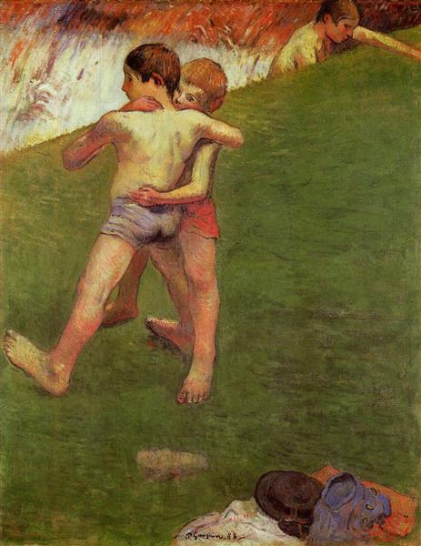 Breton Boys' Wrestling - 1888