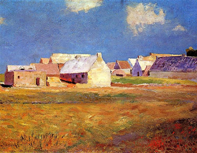 Breton village - 1890