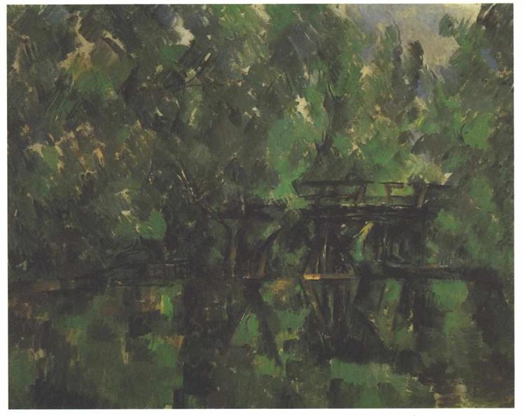 Bridge On Pond - 1889